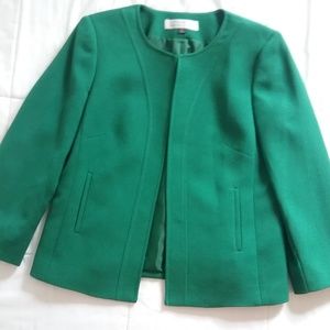 Tahari Arthur S. Levine Green Business Jacket